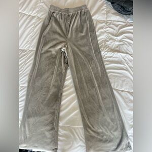 SKIMS Gray Wide Leg Pants